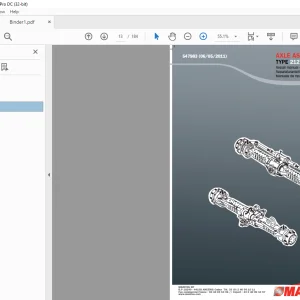 Manitou TYPE 212 AXLE ASSEMBLY Repair manual - PDF DOWNLOAD