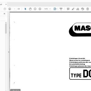 Maschio DC/DS Parts Manual - PDF DOWNLOAD