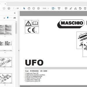 Maschio Gaspardo UFO Parts Manual (R19530062) - PDF DOWNLOAD