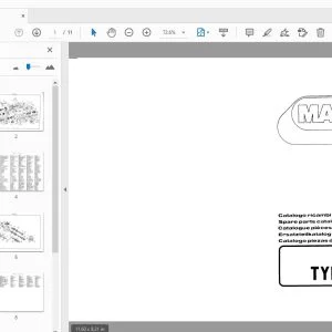 Maschio Type G Parts Manual - PDF DOWNLOAD