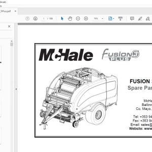 McHale FUSION 3 PLUS Baler Wrapper Parts Manual - PDF DOWNLOAD