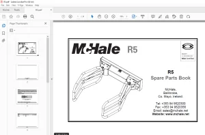 McHale R5 Baler Wrapper Parts Manual CLT00352 - PDF DOWNLOAD