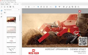Metal-Fach AGREGAT UPRAWOWO - SIEWNY U740/1 KATALOG CZĘŚCI PDF