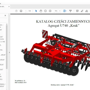 Metal-Fach Agregat U740 KATALOG CZĘŚCI ZAMIENNYCH - PDF DOWNLOAD