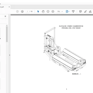 Metal-Fach CZĘŚCI ZAMIENNYCH OWIJARKA BEL Z552 SOKÓŁ - PDF DOWNLOAD
