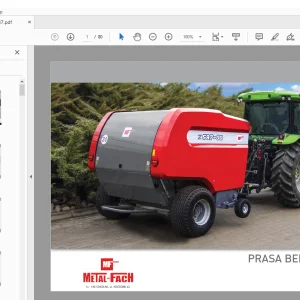 Metal-Fach PRASA BELUJĄCA Z587 KATALOG CZĘŚCI - PDF DOWNLOAD