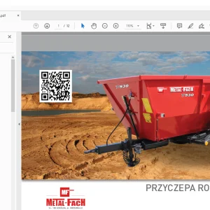 Metal-Fach PRZYCZEPA ROLNICZA T930 KATALOG CZĘŚCI - PDF DOWNLOAD