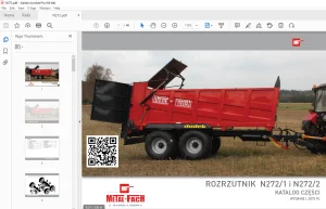 Metal-Fach ROZRZUTNIK N272/1 i N272/2 KATALOG CZĘŚCI - PDF DOWNLOAD