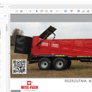 Metal-Fach ROZRZUTNIK N272/1 i N272/2 KATALOG CZĘŚCI - PDF DOWNLOAD