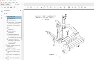 Metal-Fach Z-237 CZĘŚCI ZAMIENNYCH OWIJARKA SAMOZAŁADOWCZA PDF