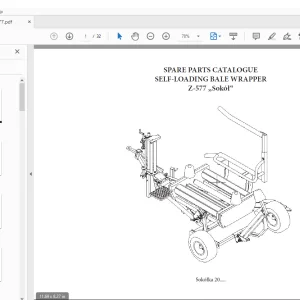 Metal-Fach Z-577 Bale Wrapper Parts Manual - PDF DOWNLOAD