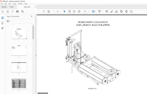 Metal-Fach Z560 Bale Wrapper Parts Manual - PDF DOWNLOAD