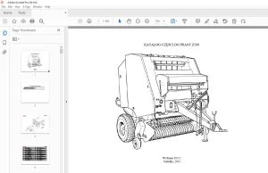 Metal-Fach Z589 KATALOG CZĘŚCI DO PRASY  - PDF DOWNLOAD