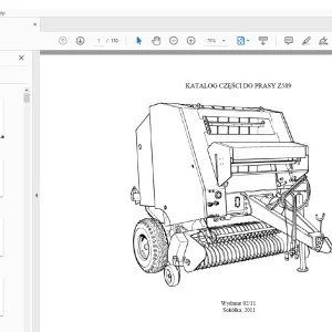 Metal-Fach Z589 KATALOG CZĘŚCI DO PRASY  - PDF DOWNLOAD