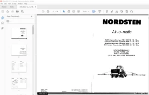 Nordsten Fertilizer Distributor KSH-KSK 12-15-16m Parts Manual PDF