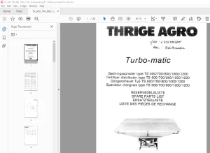 Nordsten Fertilizer Distributor TS 500/700/800/1000/1200 Parts Manual PDF