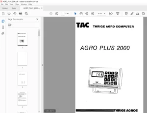 Nordsten Fertilizer Spreader AGRO PLUS 2000 Parts Manual - PDF DOWNLOAD