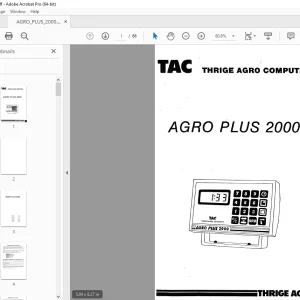 Nordsten Fertilizer Spreader AGRO PLUS 2000 Parts Manual - PDF DOWNLOAD