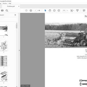 Nordsten Profiline Seed drill Parts Manual - PDF DOWNLOAD