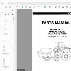 O&K 1500 Parts Manual 2022991 - PDF DOWNLOAD