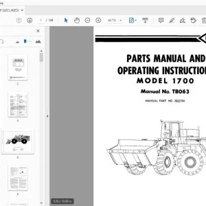 O&K 1700 PARTS & OPERATING MANUAL 2022704 - PDF DOWNLOAD