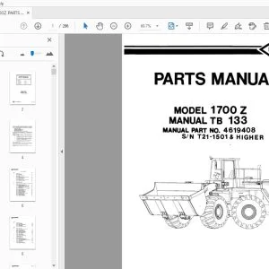 O&K 1700Z PARTS MANUAL - PDF DOWNLOAD