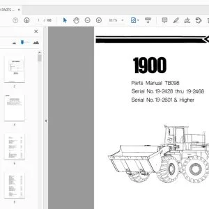 O&K 1900 PARTS MANUAL - PDF DOWNLOAD