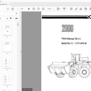 O&K 2000 Parts Manual 2023080 - PDF DOWNLOAD