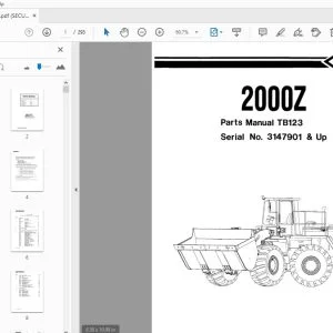O&K 2000Z Parts Manual 4607318 - PDF DOWNLOAD