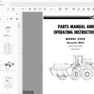 O&K 3000 PARTS & OPERATING MANUAL 2022683 - PDF DOWNLOAD