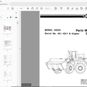 O&K 4000 Parts Manual 2022951 - PDF DOWNLOAD