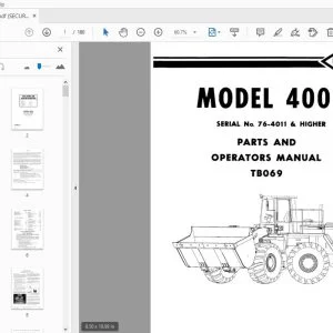 O&K 4000 Parts & Operators Manual 2022709 - PDF DOWNLOAD