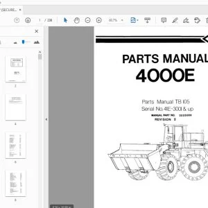 O&K 4000E Parts Manual 2023089 - PDF DOWNLOAD