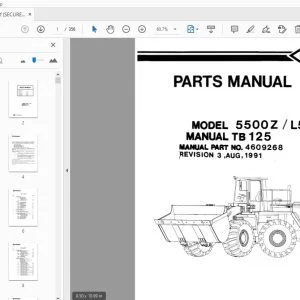 O&K 5500Z/L55 PARTS MANUAL 4609268 - PDF DOWNLOAD