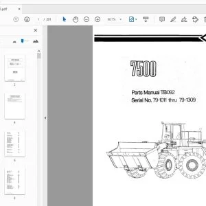 O&K 7500 Parts Manual 2023035 - PDF DOWNLOAD