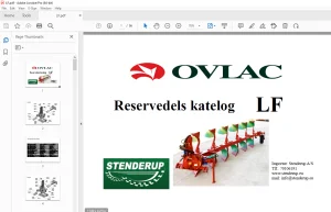 Ovlac LF Reservedels katelog - PDF DOWNLOAD