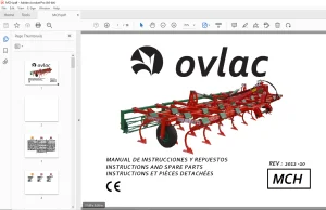 Ovlac MCH Instruction & Parts Manual - PDF DOWNLOAD