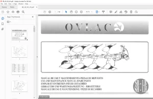 Ovlac SB LB SH LH Use & Maintenance & Parts Manual - PDF DOWNLOAD