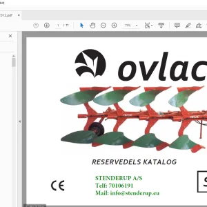 Ovlac SB SH RESERVEDELS KATALOG - PDF DOWNLOAD