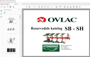 Ovlac SB SH Reservedels katelog - PDF DOWNLOAD