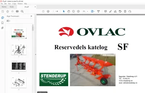 Ovlac SF Reservedels katelog - PDF DOWNLOAD