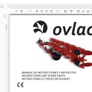 Ovlac SS-SL Instruction & Parts Manual - PDF DOWNLOAD