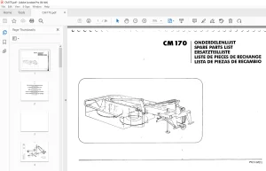 PZ Zweegers CM 170 Mower Parts Manual - PDF DOWNLOAD