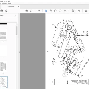 PZ Zweegers CM168 Parts Manual - PDF DOWNLOAD