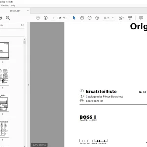 Pottinger BOSS I Ladewagen Parts Manual - PDF DOWNLOAD