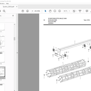 Pottinger Grubber SYNKRO 4700 SH Parts Manual PDF