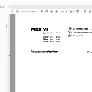 Pottinger MEX VI Forage Harvester Parts Manual - PDF DOWNLOAD