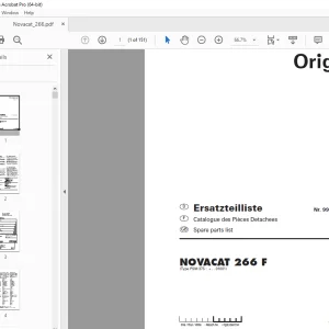 Pottinger NOVACAT 266 F Parts Manual - PDF DOWNLOAD