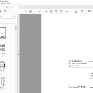 Pottinger PONY II Ladewagen Parts Manual - PDF DOWNLOAD