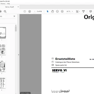 Pottinger SERVO VI Plough Parts Manual - PDF DOWNLOAD